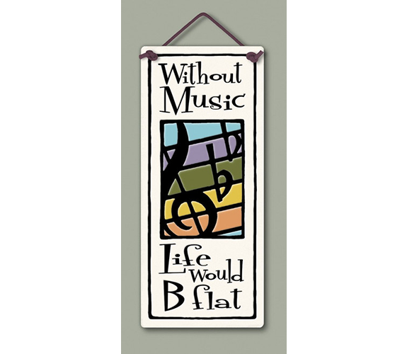"Without Music..." - Ceramic Tiles